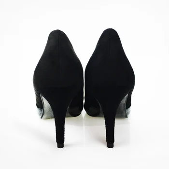 MAYA 2018 Kvinder sexet pumper tynde høje hæle sko med sorte farver pegede top sko til kvinder casual eller fest pumper sko