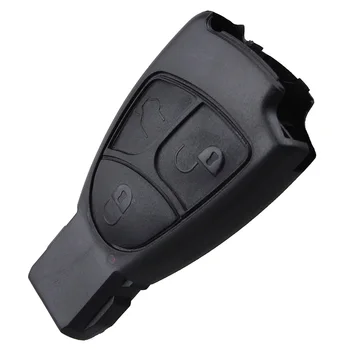 Mayitr Fjernbetjening Nøgle med Keyless Entry Shell Cover Case 3-Knappen til Mercedes Benz C-B E Klasse CLS CLK SLK ML CL
