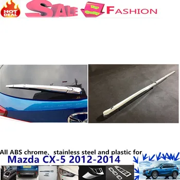 Mazda CX-5 CX5 2012 2013 bil frame trim forrude trim ABS chrome bag glas visker dyse, dække hale vindue lampe 4stk