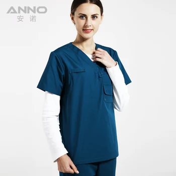 Medicinsk arbejde bære Hospital Læge, Sygeplejerske Kvinde&Mand, Korte ærmer Medicinsk Tøj uniformes hospital kvinder sygeplejerske uniform design