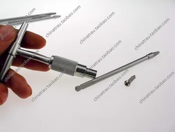 Medicinsk ortopædi instrument HEX plum blossom låsning knogle skrue Slip Emhætte Remover Adskille AO T Quick change håndtag
