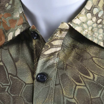 Mege Mærke Tøj Skjorter til Mænd Taktiske Camouflage Polo Shirt til Sommeren Afslappet Tøj Med Pletter Typhon Multicam Hurtigt Tør