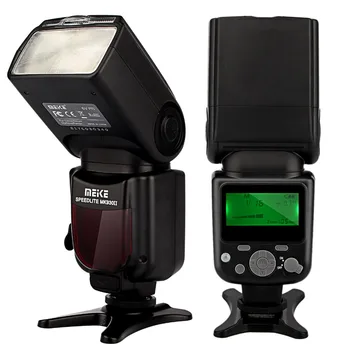 MEIKE MK-930 II MK 930 II LCD-GN58 Flash Speedlite enkelt punkt flash til Canon, Nikon, Pentax Olympus DSLR + diffuser + filter