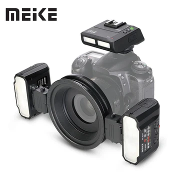 Meike MK-MT24 Macro Twin Lite Flash til Nikon D3X D200, D300 D700 D300S D800 D810 D80, D90 D600 D610 D3100 D3200 Digitale SLR-Camer
