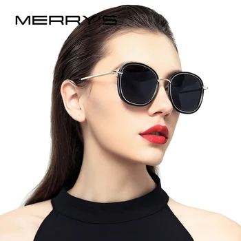 MERRY 'S DESIGN Kvinder Polariserede Solbriller Mode solbriller Metal Templet UV-Beskyttelse S'6108