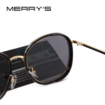 MERRY 'S DESIGN Kvinder Polariserede Solbriller Mode solbriller Metal Templet UV-Beskyttelse S'6108