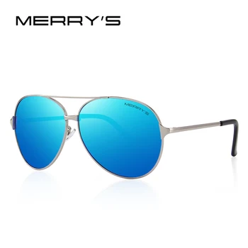 MERRY 'S DESIGN, Mænd/Kvinder, Klassiske Luftfart Polariseret Kørsel Solbriller med UV-Beskyttelse S'8008