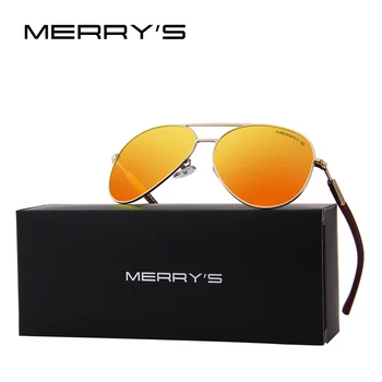 MERRY 'S DESIGN, Mænd/Kvinder, Klassiske Pilot Polariserede Solbriller med UV-Beskyttelse S'8058