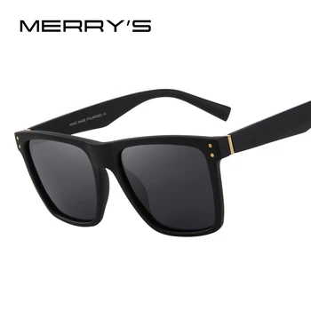 MERRY 'S DESIGN, Mænd/Kvinder, Polariseret Square Solbriller med UV-Beskyttelse S'8206