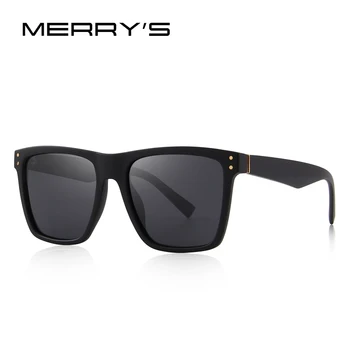 MERRY 'S DESIGN, Mænd/Kvinder, Polariseret Square Solbriller med UV-Beskyttelse S'8206
