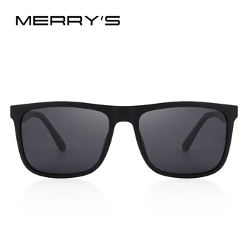 MERRY 'S DESIGN-Mænd Polariseret Square Solbriller Mode Mandlige Brillerne Luftfart Aluminium Ben UV-Beskyttelse S'8250