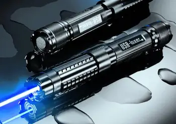 Mest Kraftfulde Brændende Laser Brænder 450nm 500000mw 500W Focusable blå laser pointer brænde papir gratis fragt