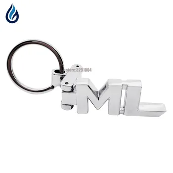 Metal Nøglering Nøglering nøglering Ring For Mercedes ML320 ML350 ML400 ML450 ML500 ML550 ML55 AMG ML63 W164 W166 Bil Styling