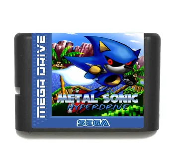 Metal Sonic Hyperdrive 16 bit MD Game Card Til Sega Mega Drive Til Genesis