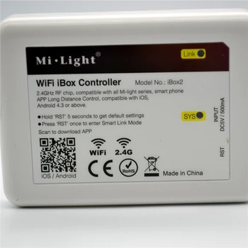 Mi lys 2,4 G Wireless Wifi APP iOS Android RF touch Remote Controller til RGB RGBW Wifi Led RGB controller til LED strip light