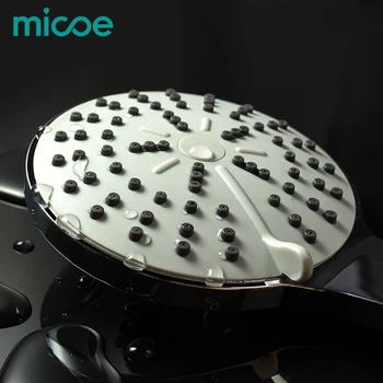 Micoe brusehoved badeværelse tilbehør fem funktion brusebad dyse ABS materiale vandbesparende krom håndbruser hoved