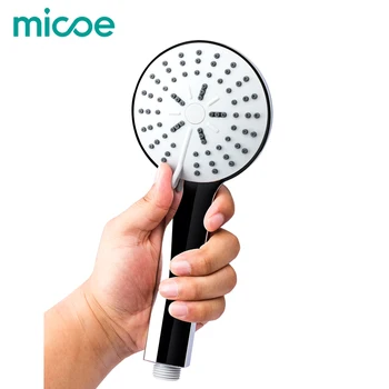 Micoe brusehoved badeværelse tilbehør fem funktion brusebad dyse ABS materiale vandbesparende krom håndbruser hoved