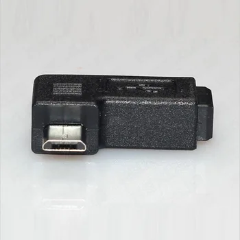 Micro-usb-Mand til Mini-USB-Kvinde 90 270 graders Vinkel Converter Stik data Sync Oplader Adapter til Tablets, Telefoner, Kabel