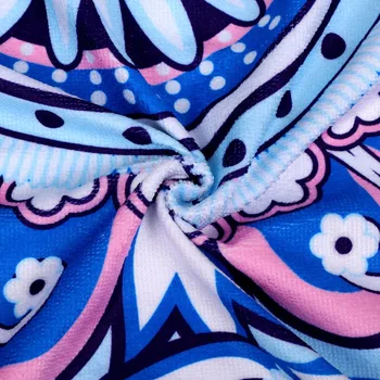 Microfiber Store Runde Strand Håndklæde Med Kvaster Tropiske Regnskov Papegøje Print Sommeren Kvinder Sandy Svømning Solbade Håndklæder