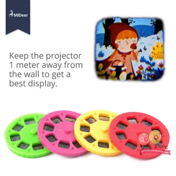 Mideer Mini Projektor Fakkel Uddannelsesmæssige Baggrund-up Legetøj for Børn, Børn med at Udvikle Spil Sovende Historier Udføre Sæt Barn Gave