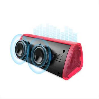 MIFA Rød-Graffiti Bluetooth Højttaler Indbygget mikrofon oprettet til Stereo-Rock Lyd Udendørs 10W Bærbare Trådløse Højttaler Støtte TF kort