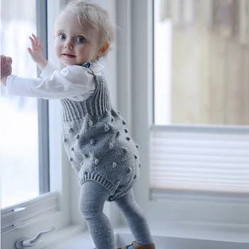 Milancel Baby Body Spædbarn Buksedragt Samlede Ærmeløs Baby Drenge Tøj Efteråret Strikket Piger Bodyer Baby Afslappet Tøj