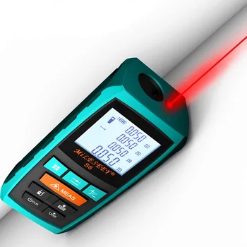 Mileseey Afstandsmåler S6 40 M 60 M 80 M 100 M Laser Distance Meter Blå Digital afstandsmåler Måle Afstanden/Areal/volumen Ægte
