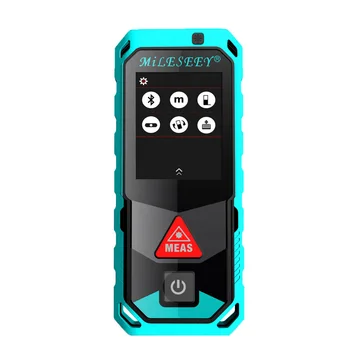 Mileseey P7 80 M 100 M 150 M 200 M Bluetooth kamera finder punkt rotary Touchscreen Rechargerable Laser Meter fri fragt