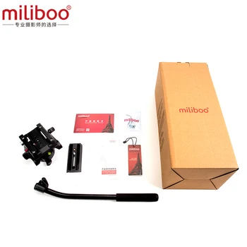 Miliboo MYT801 75 mm Skål Størrelse Base Fladskærms Væske Hoved Bold til Kamera-Stativ&Monopod Stativ Belastning 8 kg