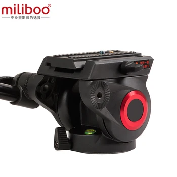 Miliboo MYT801 75 mm Skål Størrelse Base Fladskærms Væske Hoved Bold til Kamera-Stativ&Monopod Stativ Belastning 8 kg