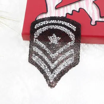 Militær Rang Jern På Patches Syning På Broderet Applikation til Jakke Army Badge Patches, Tøj, Klistermærker