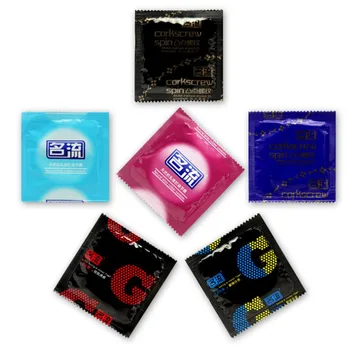 MingLiu 96pcs/4boxes 6 Stilarter Opvarmning Mint ice & Fire Silken Ultra-Tynd Tråd Partikel Kondomer af Latex, Gummi Forsinkelse Sex Produkt