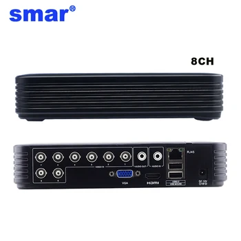 Mini 4CH 8CH 1080N AHD DVR 5 i 1 Hybrid DVR HVR Video-Optager Onvif XMEYE Cloud P2P Home Security 1080P NVR CCTV DVR System