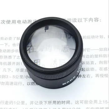 Mini - cylindret 30 gange HD forstørrelse dobbelt lag af optisk glas forstørrelsesglas for smykker identifikation læsning osv.