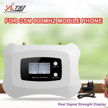 Mini gsm900mhz! LCD-Skærm 900mhz GSM trådløse signal forstærker booster 2G gsm mobiltelefon signal forstærker Kun Booster+adapter
