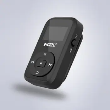 Mini Oprindelige RUIZU X26 Klip Bluetooth MP3 afspiller 8 GB Sport mp3-afspiller, Optager FM-Radio Støtte TF Kort +Gratis Armbind
