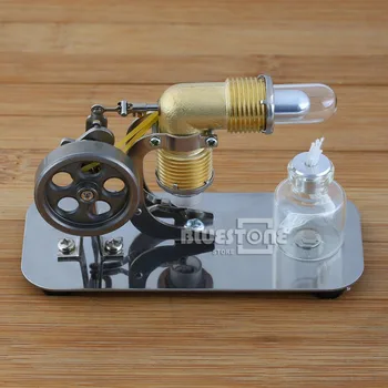 Mini Varm Luft Stirling-Motor Model Pædagogisk Legetøj Kits Elektricitet HA001