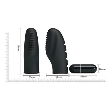 Mini Vibrator Single Speed Silicone Finger Ring For kvindens Klitoris Stimulator G-spot Finger Danser Voksen Sex produkt for Par