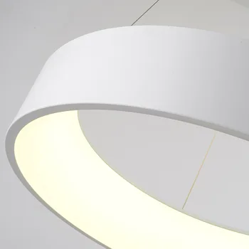 Minimalistisk Hængende Runde Lampe Moderne Cirkel Led Pendel Ring Pendel Til Køkken Ø Stuen Stuen