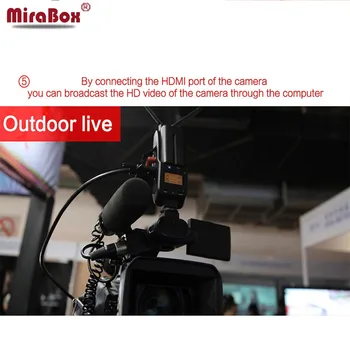 MiraBox Full HD-USB3.0 HDMI Video Capture Card Box Understøttelse af 1080P Windows/Linux/Mac HDMI-Loop-0ut Fange Dongle Til USB UVC-UAC