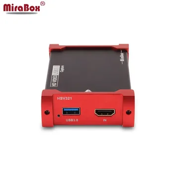 MiraBox Full HD-USB3.0 HDMI Video Capture Card Box Understøttelse af 1080P Windows/Linux/Mac HDMI-Loop-0ut Fange Dongle Til USB UVC-UAC