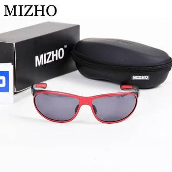 MIZHO Anti-blænding Klart Drivere Bil Sne Solbrille Kvindelige Polaroid UV400 Nat Damer Solbriller Mænd Polariseret Aluminium Wrap