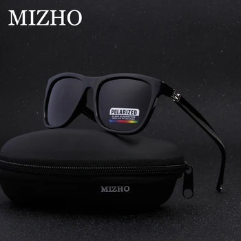 MIZHO Mærke Plast Retro-Pladsen Polariserede Solbriller Mænd Mode UV400-Brillerne Rejser 2018 Kvinder Sol Briller Rejse Oculos