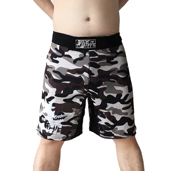 MMA shorts kick boksning, muay thai shorts underbukser mma billige shorts til mænd camo sanda boxe kampen bære sotf mma grappling bukser sport