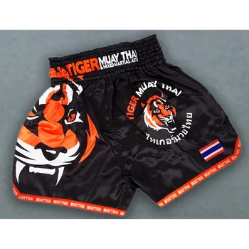 MMA-Tiger Muay Thai-boksning, boksning match Sanda træning åndbare shorts muay thai tøj boksning Tiger Muay Thai, mma