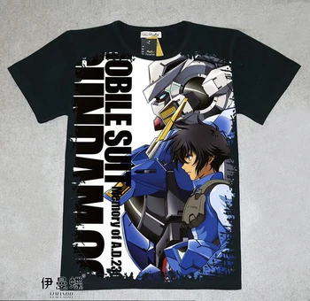 MOBILE SUIT GUNDAM T-Shirt Mode Fuld Print GUNDAM Tees Top T-Shirt Til Voksne