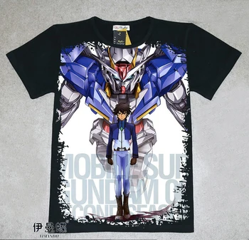 MOBILE SUIT GUNDAM T-Shirt Mode Fuld Print GUNDAM Tees Top T-Shirt Til Voksne