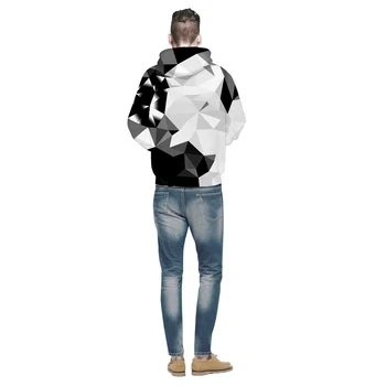 Mode Hip Hop Hoodie Print Sweatshirt Mænd Pullover 3d-Print Hættetrøje med Hætten for Mænd og Kvinder Sweatshirt Nye Hættetrøjer Kjole