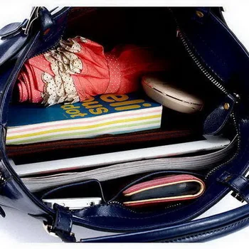 Mode patchwork designer kvæg split læder tasker kvinder håndtaske mærke af høj kvalitet, mine damer skulder tasker kvinders taske WLHB974