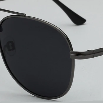 Mode solbrille TAC Linse Polariseret solbriller Metal Ramme Mærke Solbriller Kørsel Spejl Brillerne mandlige oculos de sol